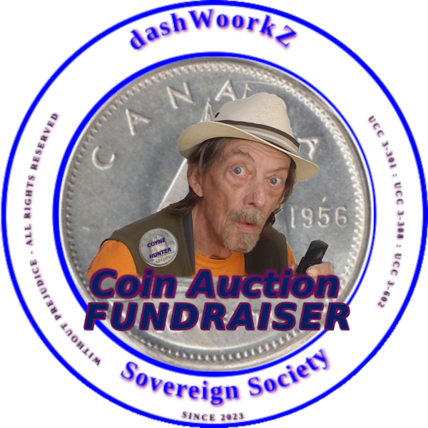 DashWoorkZ Sovereign society Coin Auction fundraiser