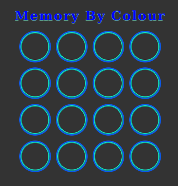 Memory By Colour on GitHub
