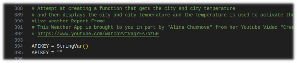 API_KEY Input Line 399 Image