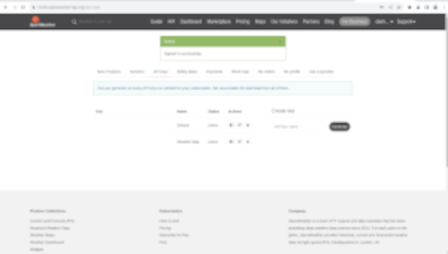 API_KEY Creation Image